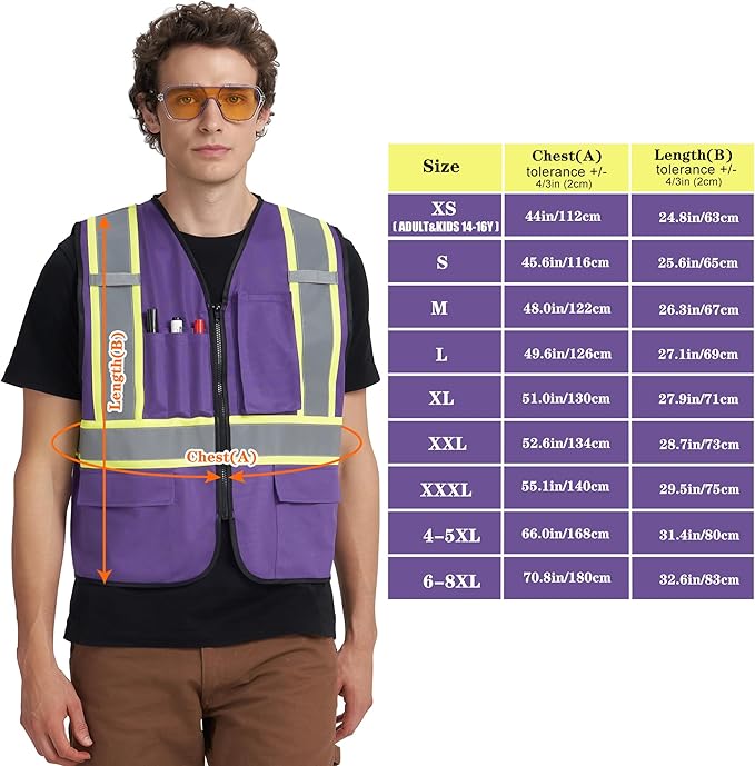 A-KSAFETY High Visibility Safety Vest - Image 4