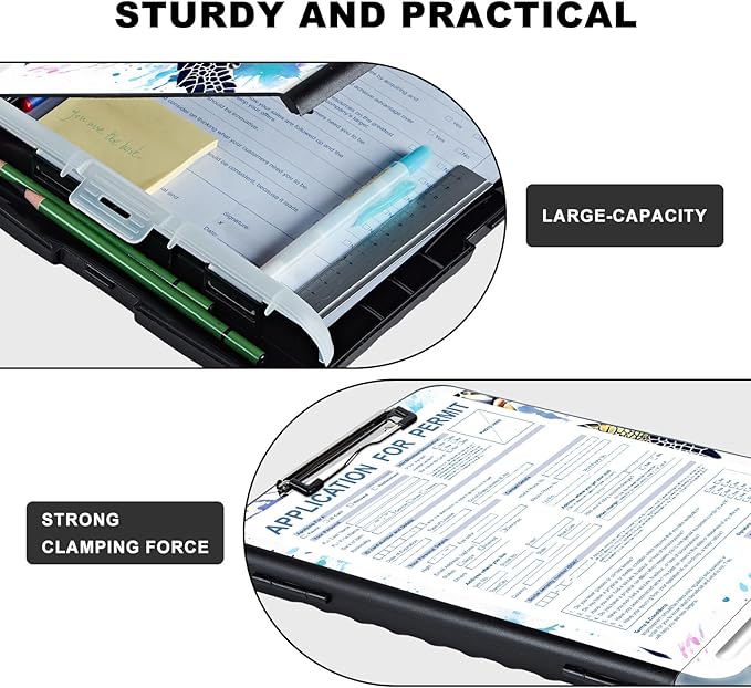Heavy Duty Plastic Clipboard - Image 3