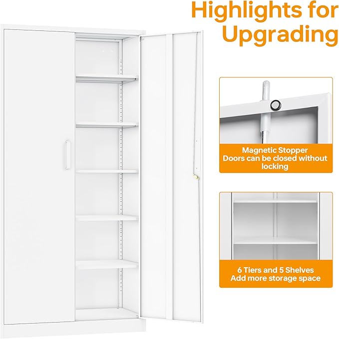 STANI Metal Garage Storage Cabinet - Image 8