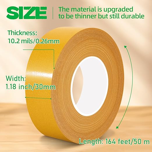 CHENYA 164 Ft Double Sided Tape Heavy Duty, High Tack Strong Wall Adhesive - Image 3