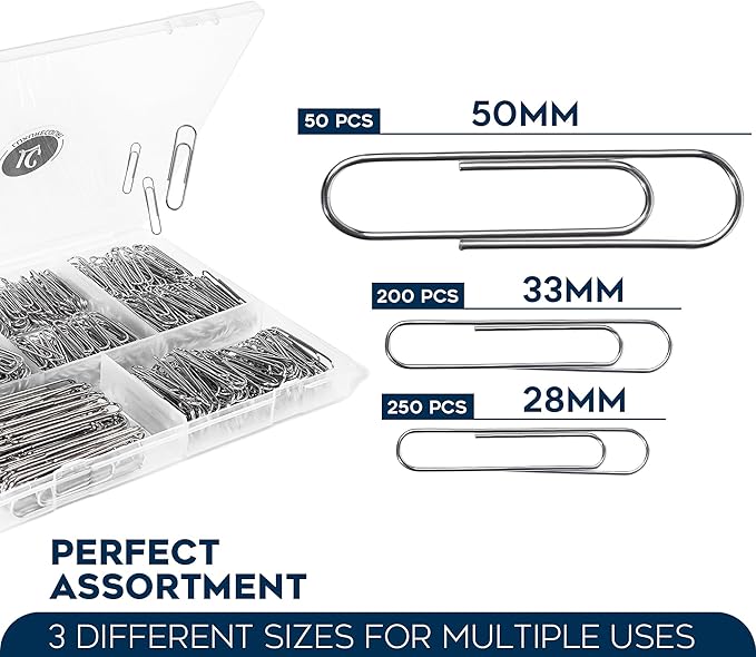 500 Pack Paper Clips by Luxurecourt - Image 2