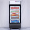 Commercial Beverage Refrigerator Display Fridge, Single Glass Door Merchandiser by NAFCOOL