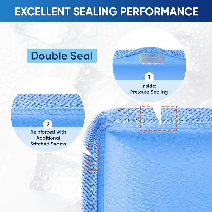 APEXUP Gel Ice Packs for Injuries Reusable, Flexible Double Sided Cold Packs - Image 2