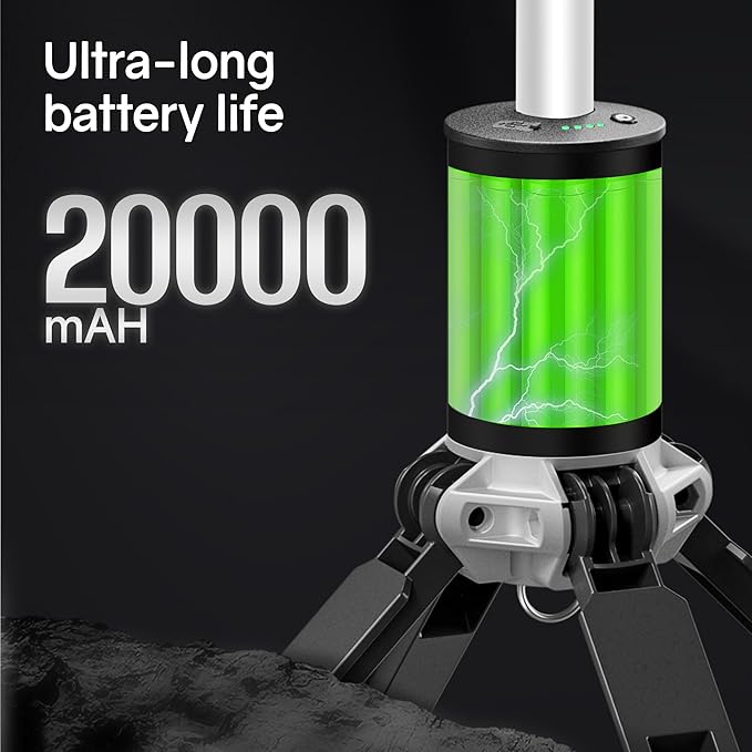 Rechargeable Camping Lantern — Adjustable Height Portable Light, Easy Setup - Image 4
