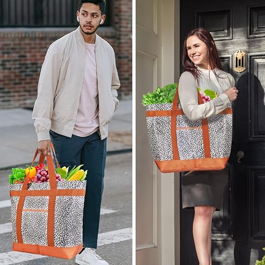2Pk Insulated Reusable Tote Bag - Image 6