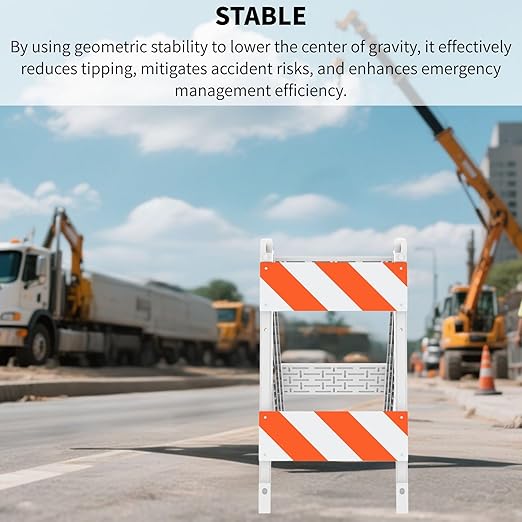 Type II Foldable Traffic Barricade, 1 Pack - Image 5