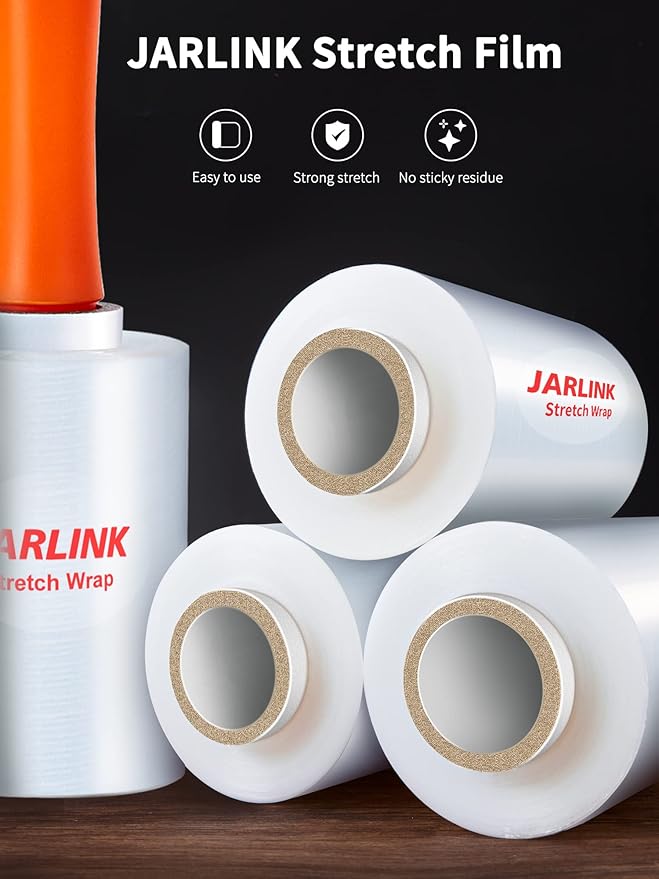 JARLINK 4 Pack Plastic Film Roll - Image 4