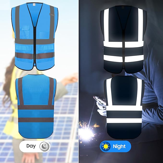 Reflective Safety Vest for Men Women - Image 3