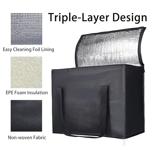 2PK Insulated Grocery Bags Reusable Heavy Duty - Image 7