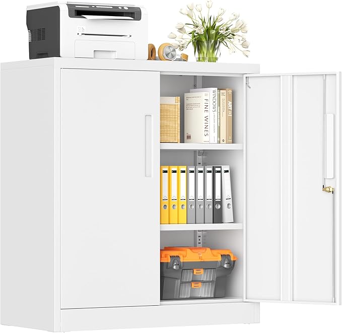 SUNCROWN 36” Metal Storage Cabinets by HOME