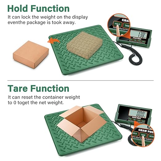 Shipping Scale, 440lbs/10g High Accuracy Digital Postal Scale, Durable Alloy - Image 5
