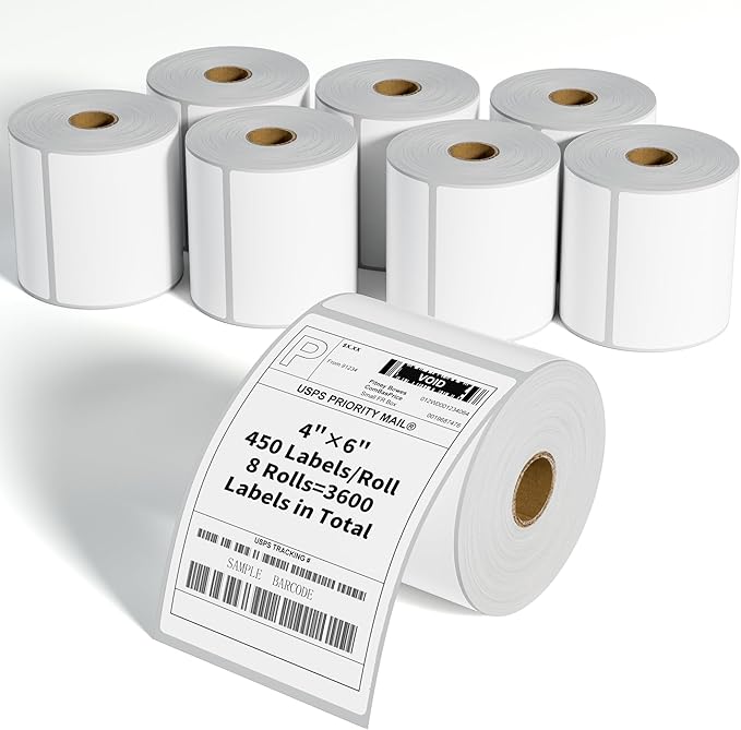 Thermal Shipping Labels, FungLam Mailing Postage Shipping Label Compatible by FungLam
