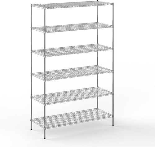 24" Deep x 60" Wide x 96" Height Wire Shelving Kit | 6-Tier | NSF Commercial by Regal+Altair