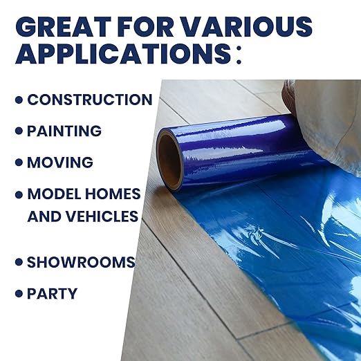 ADHES Floor Protection Film, Self Adhesive Floor Protector - Image 6