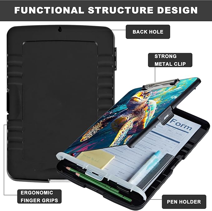 Heavy Duty Plastic Clipboard - Image 6