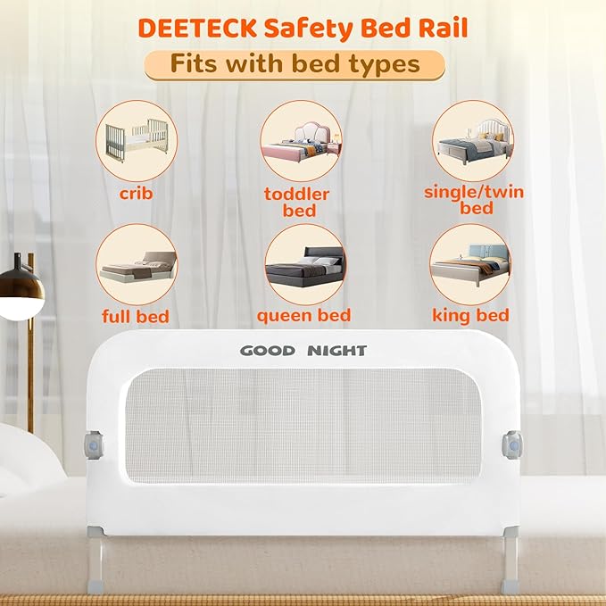 Bed Guard Rail for Toddlers - Image 6