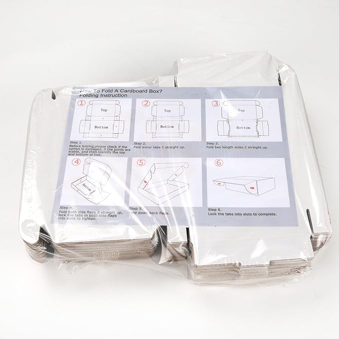 HORLIMER 7x5x1 inches Shipping Boxes Set of 50 - Image 7