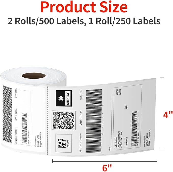 Thermal Labels 4x6 Roll - Image 3