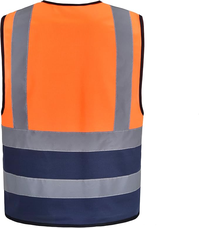 AYKRM 12 colour High visibility viz vest hi vis viz reflective work - Image 3