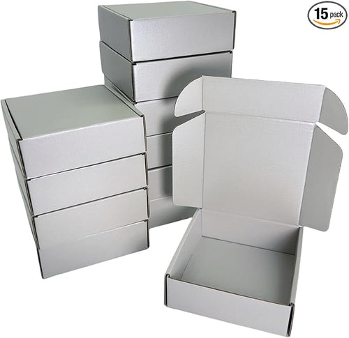 15 Pcs 6 x 6 x 2 inches Corrugated Cardboard Gift Boxes Recyclable Shipping by Unknown