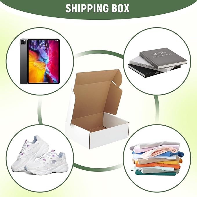 12"x9"x4" Shipping Boxes Set of 5 - Image 4