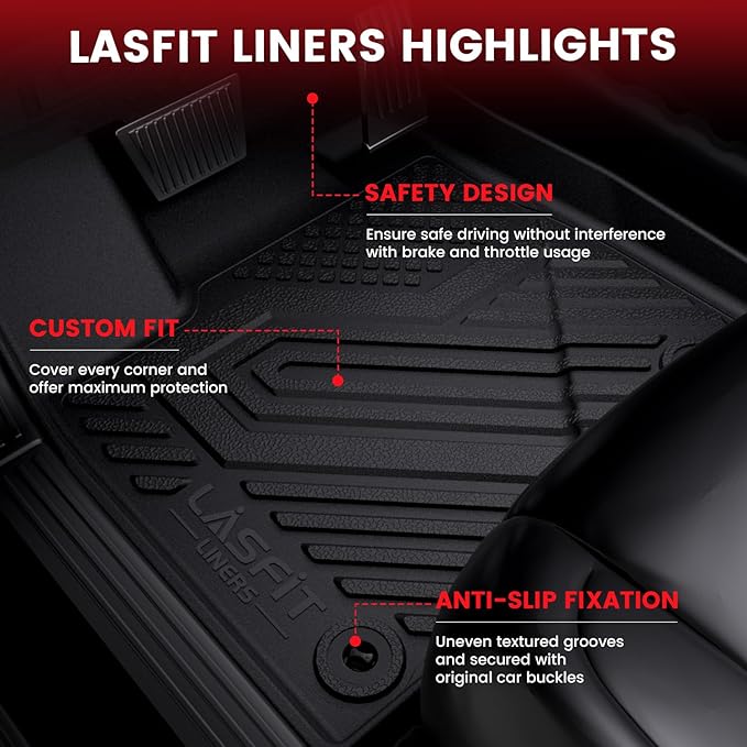 LASFIT Floor Mats & Cargo Mat for Lexus RX/RX350/RX350h/RX500h 2023-2026 - Image 2