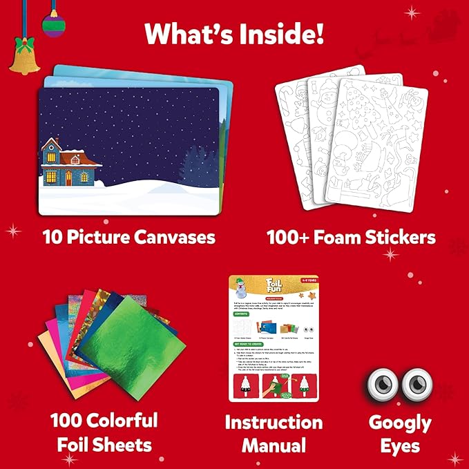 Skillmatics Foil Fun – Mess-Free Holiday Art & Craft Kit - Image 5