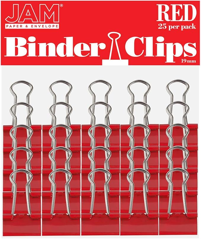 JAM PAPER Colorful Binder Clips - Image 7