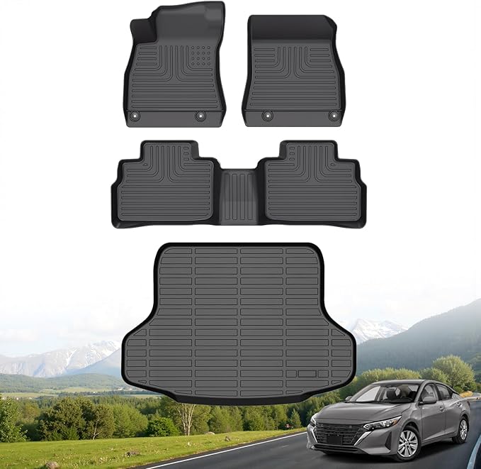 Hutisya-Floor Mats & Cargo Liner Set Fit by Hutisya