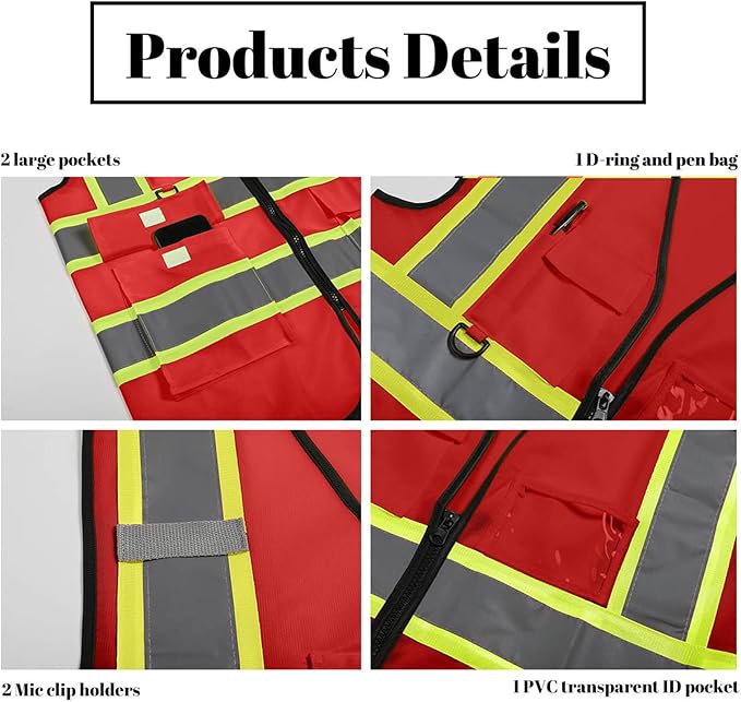 Safety Vest Reflective High Visibility - Image 2