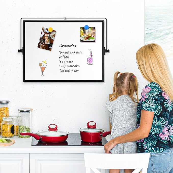 Dry Erase Magnetic White Board, Portable Small Whiteboard Set - Image 7