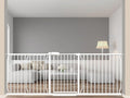 Extra Wide Baby Gate 85.8-90.5 Inch, Pressure Mounted No Drilling, by SmartDesignBigProtection