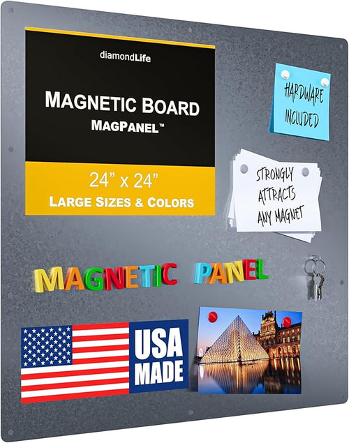 24"x24" - Magnetic Board - Memo & Vision Board by DLDIRECT