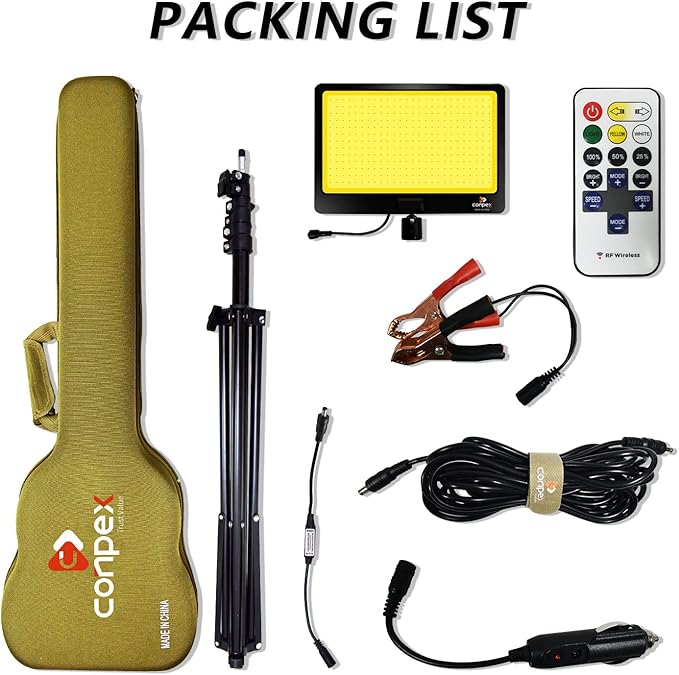 CONPEX Corded Led Camping Lights 23000 Lumens Telescoping Camping Light Tripod - Image 7
