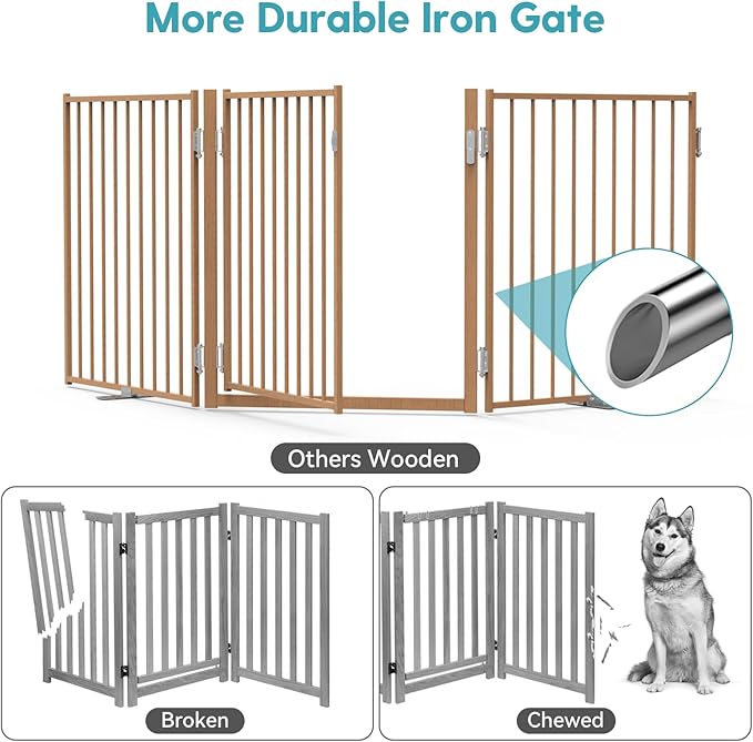 No Pawblems Free Standing Dog Gate - Image 2