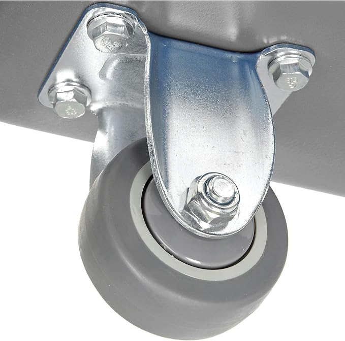 Global Industrial 6 Bushel Plastic Bulk Box Truck, Direct Mount Base, 500 lbs. - Image 7