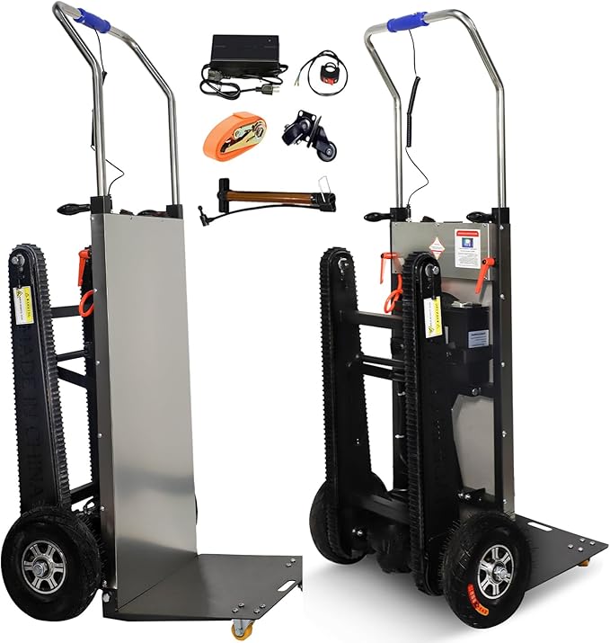 Electric Stair Climbing Dolly, 661lb 600W Powered Electric Stair Climbing Hand by ROOMEDAL
