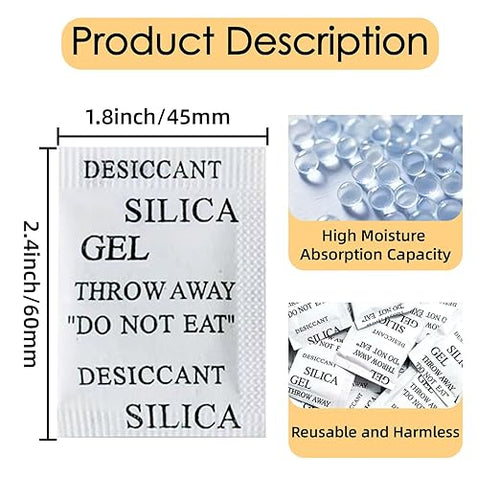 100-Pack 5Gram Silica Gel Packets - Image 2