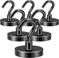 DIYMAG Black Magnetic Hooks, 170 LB Heavy Duty Strong Magnets by DIYMAG