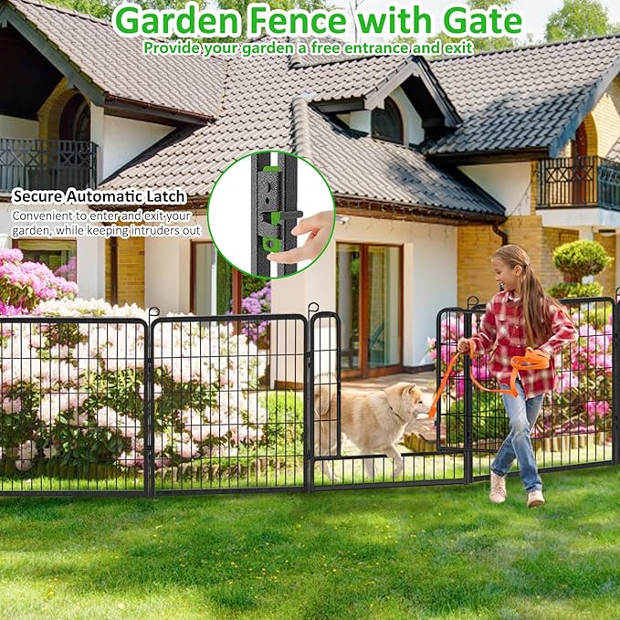 Decorative Metal Garden Fence - Image 3