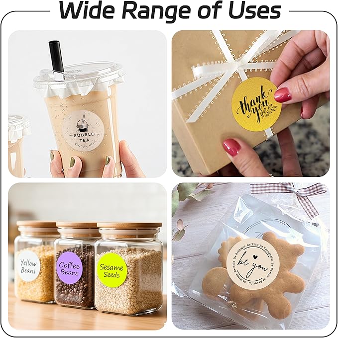 2 inch Dot Stickers Labels Circle Garage Sale Sticker 750Pcs Round Thermal - Image 5