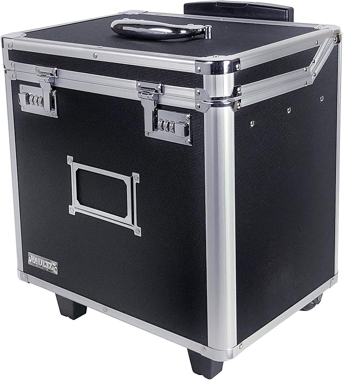 Vaultz Locking Mobile Business Case, Letter Size, 11 x 14.75 x 13.75 Inches - Image 2