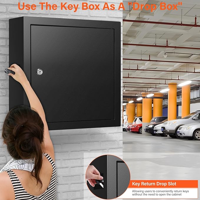 100 Keys Key Cabinet, Anti-Theft Key Lock Box - Image 4