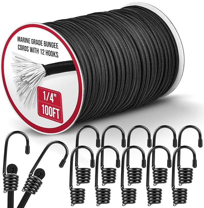 Marine Grade Heavy Duty Bungee Cord Roll by Unknown