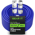 GEARit XLR Male to Female Microphone Cable 3-Pin Balanced Shielded Mixer by GEARit