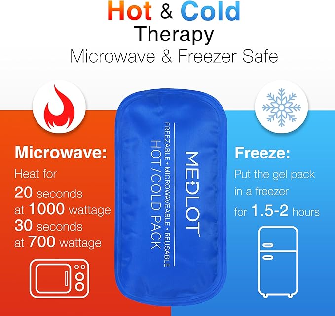 LotFancy Gel Ice Packs, Heating Cooling Gel Pad, Pain Relief - Image 3