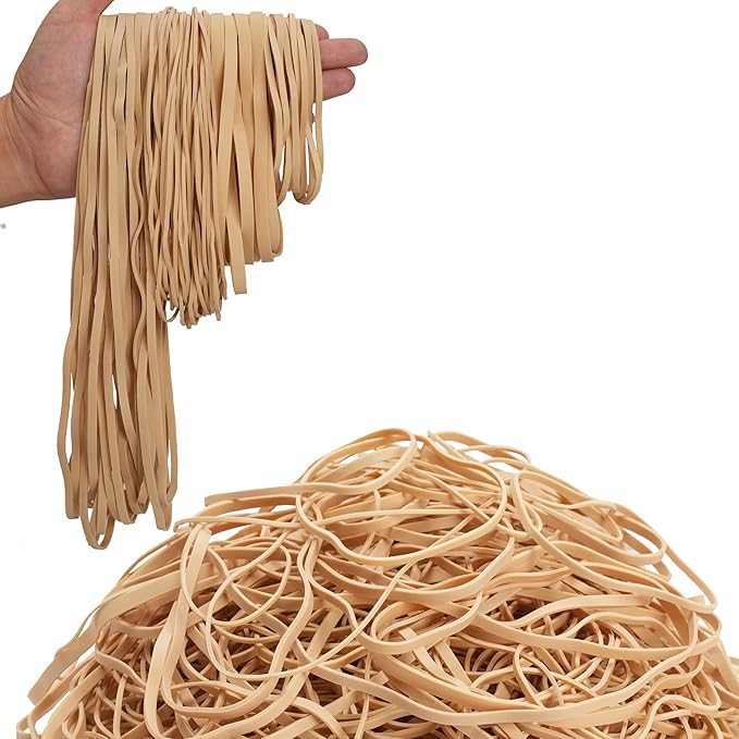 Rubber Bands Assorted Sizes 0.5lbs Large Rubber Bands Heavy Duty Big Elastic - Image 5