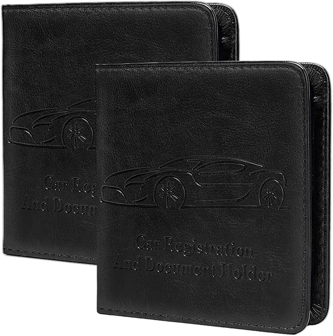 2-Pack Car Registration and Insurance Holder, Car Organization Vehicle Document by Unknown