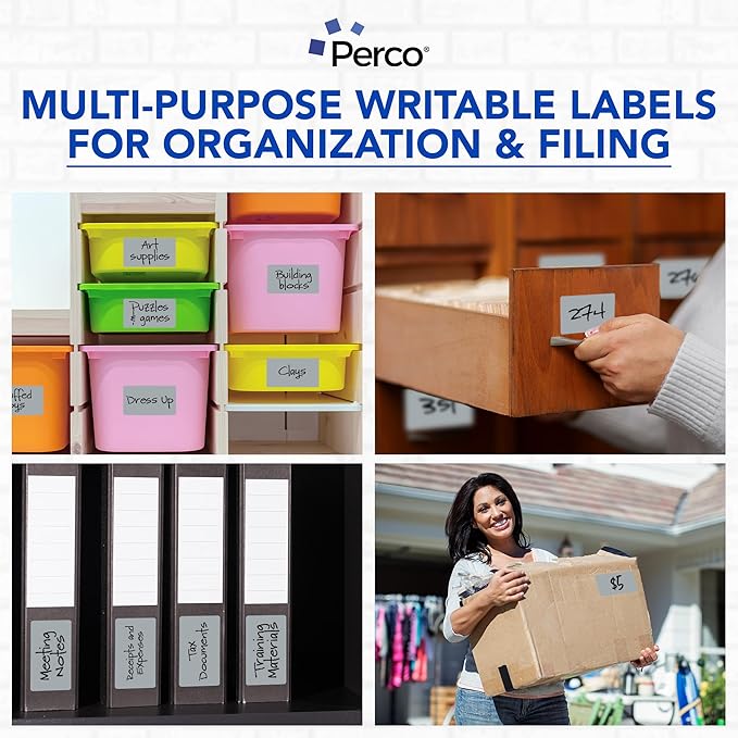 Perco Grey Labels 3x5 Inch 500 Stickers/Roll - Image 4