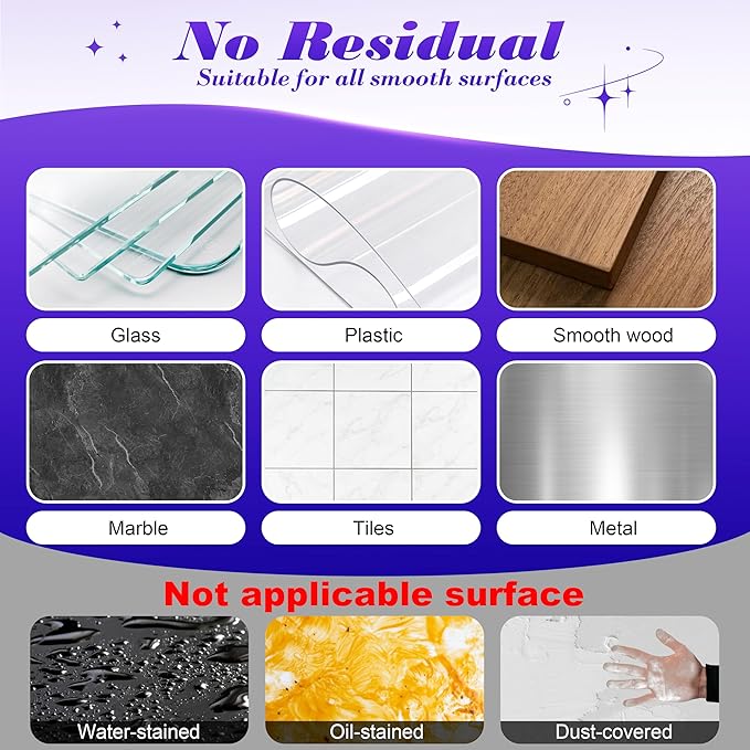 252pcs Car Easy-Pull Sticky Putty Clear Double Sided Removable, No Residue Glue - Image 8